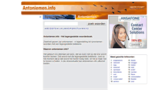 Desktop Screenshot of antoniemen.info